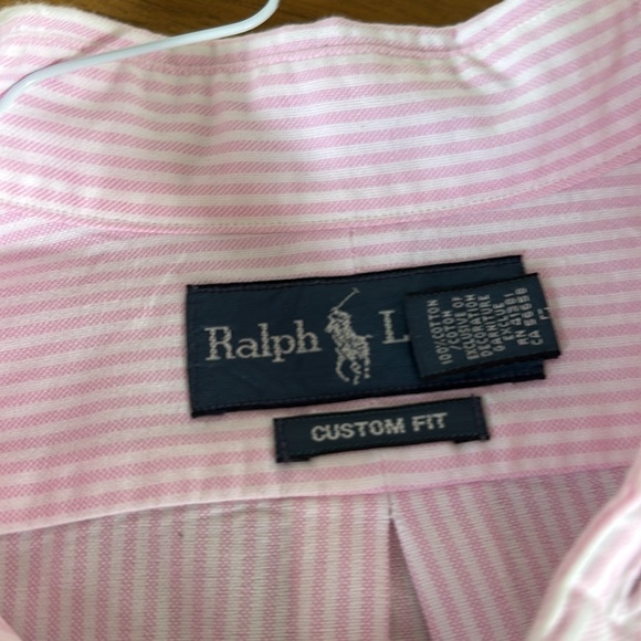 Pink Striped Ralph Lauren Button Up - Picture 2 of 2